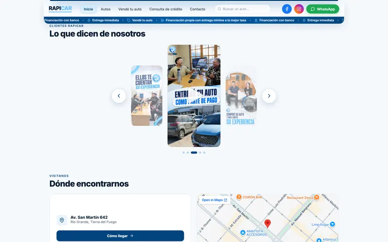 Testimonios en video de clientes de RapiCar